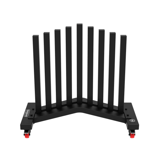 Rack Vinyl Dumbbells