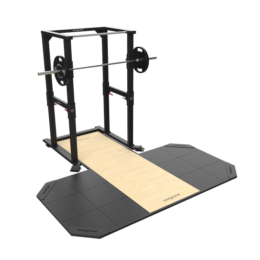 Power lifting Platform for Rack with band supports