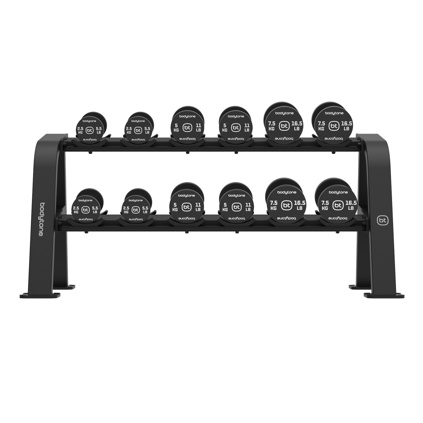 Dumbbell Rack 6 pairs Rounded